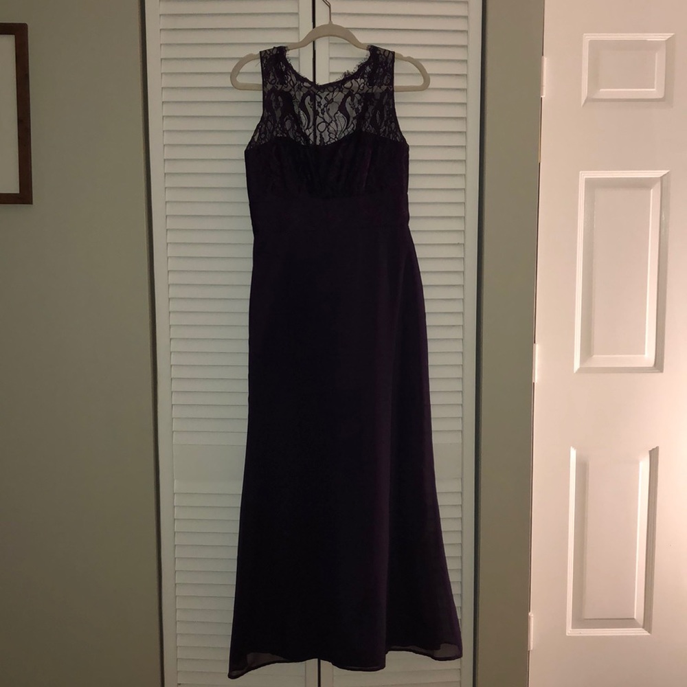 Jim Helm Purple Long Dress